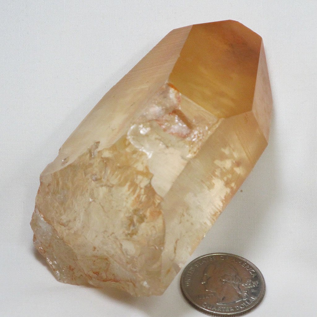 Tangerine Quartz Crystal Point | Blue Moon Crystals & Jewelry