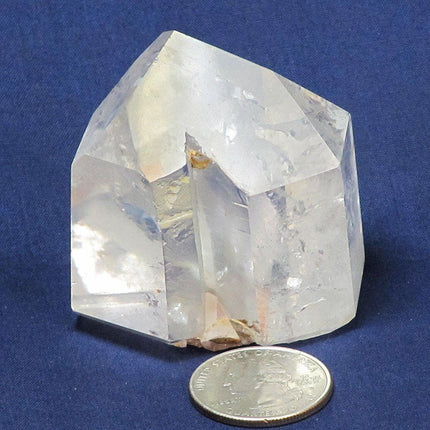 Polished Clear Quartz Crystal Point with Penetrator