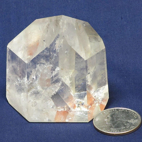 Polished Clear Quartz Crystal Point with Penetrator