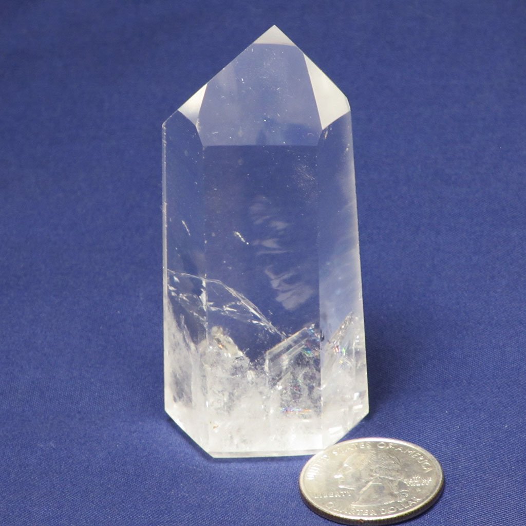 Polished Clear Quartz Crystal Point | Blue Moon Crystals & Jewelry