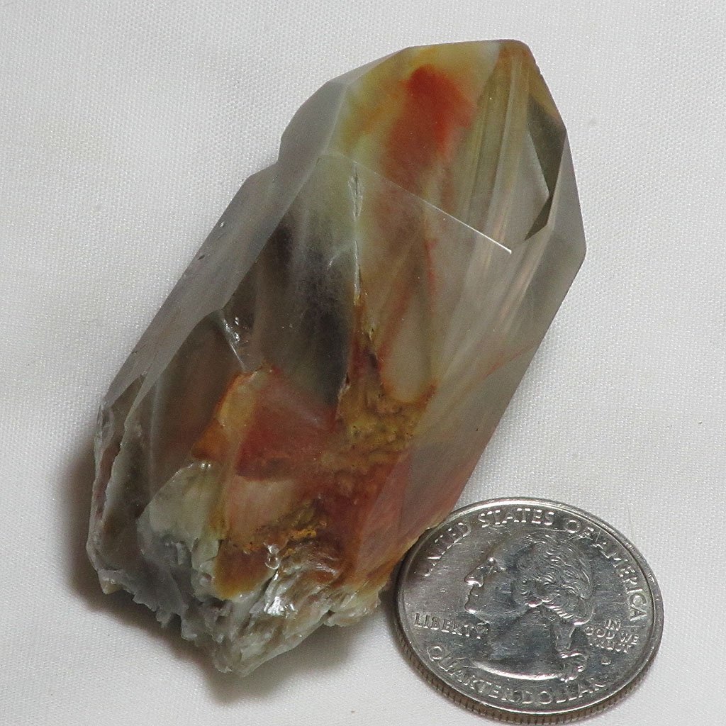 Rare Amphibole Angel Wing Phantom Channeler Quartz Crystal