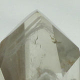 Polished Lodolite Smoky Quartz Crystal Point with Phantoms