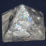 Polished Clear Quartz Pyramid with Rainbows | Blue Moon Crystals