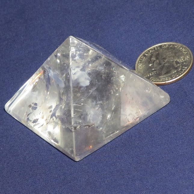Polished Clear Quartz Pyramid | Blue Moon Crystals & Jewelry
