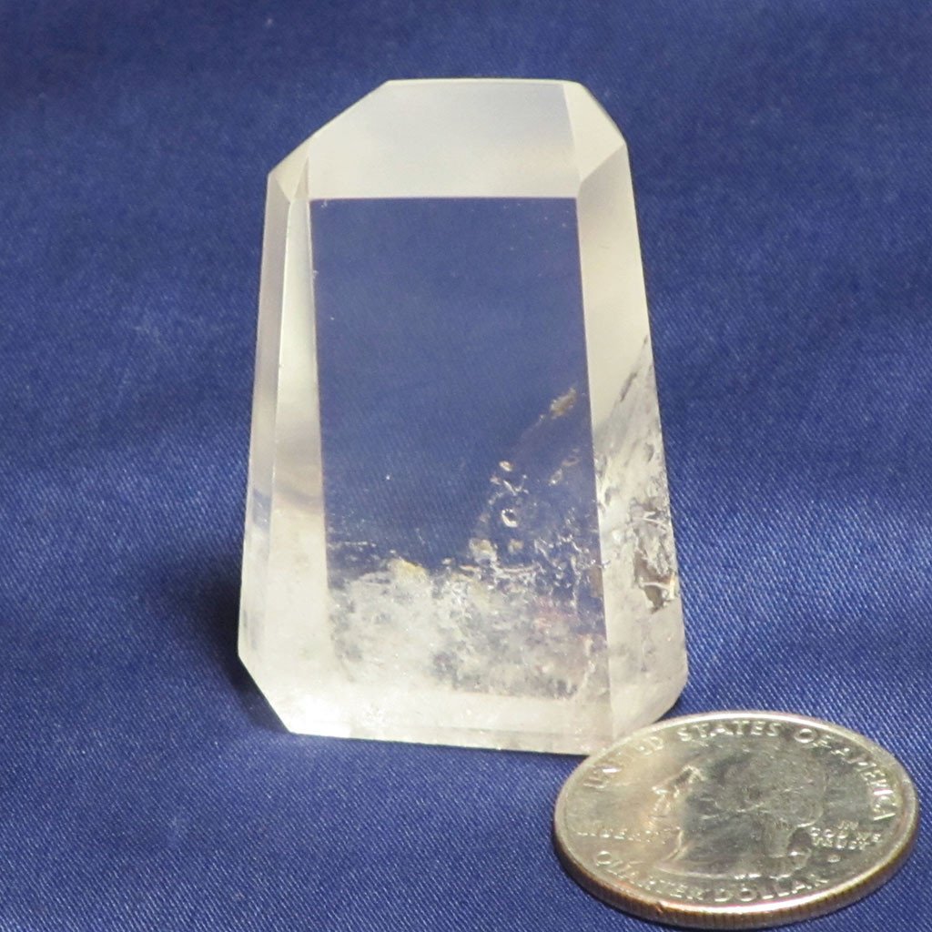 Polished Tabby Quartz Crystal Point | Blue Moon Crystals