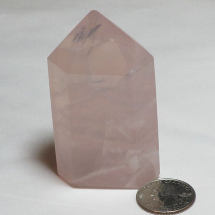 Polished Rose Quartz Point | Blue Moon Crystals & Jewelry