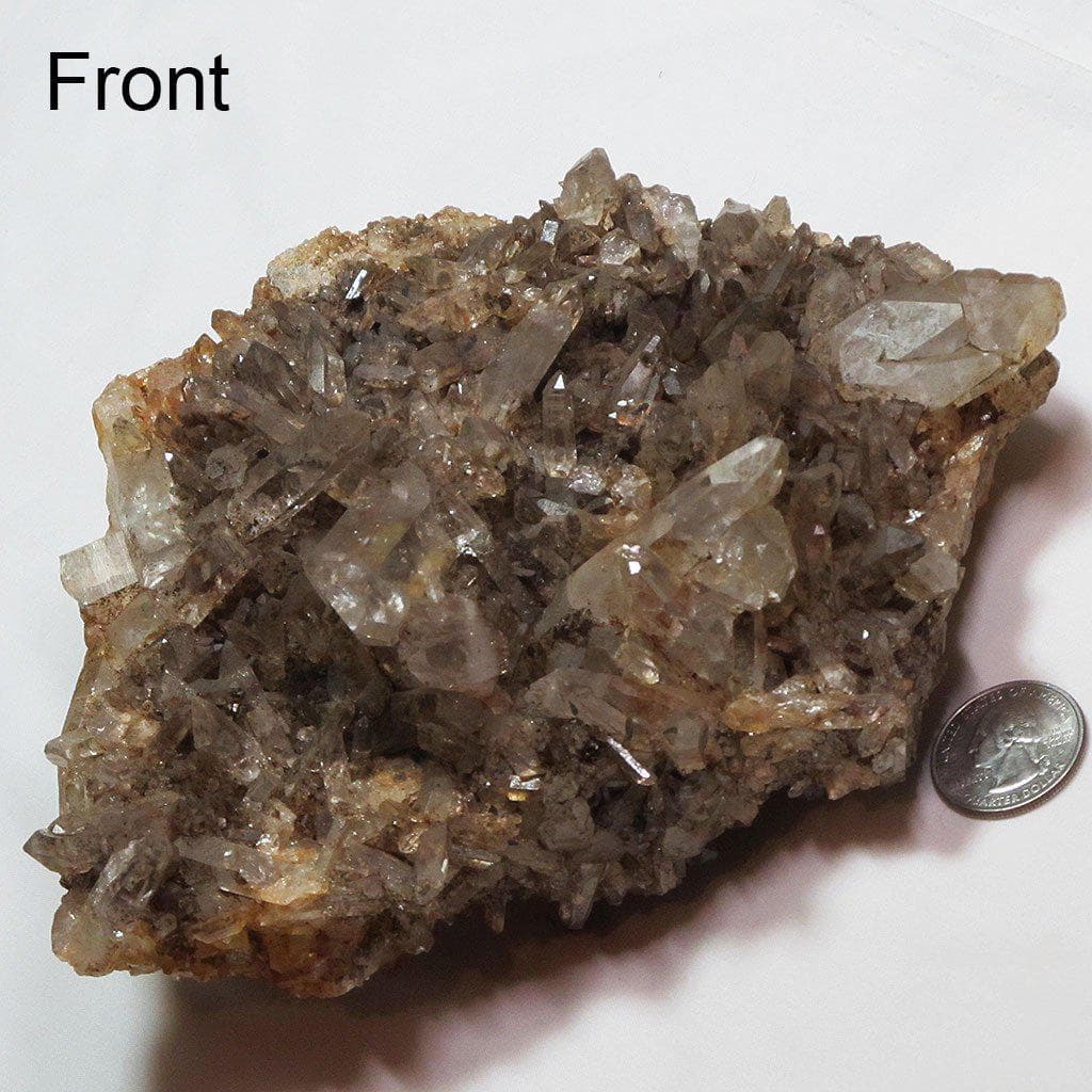 Uncleaned Arkansas Burr Quartz Crystal Cluster
