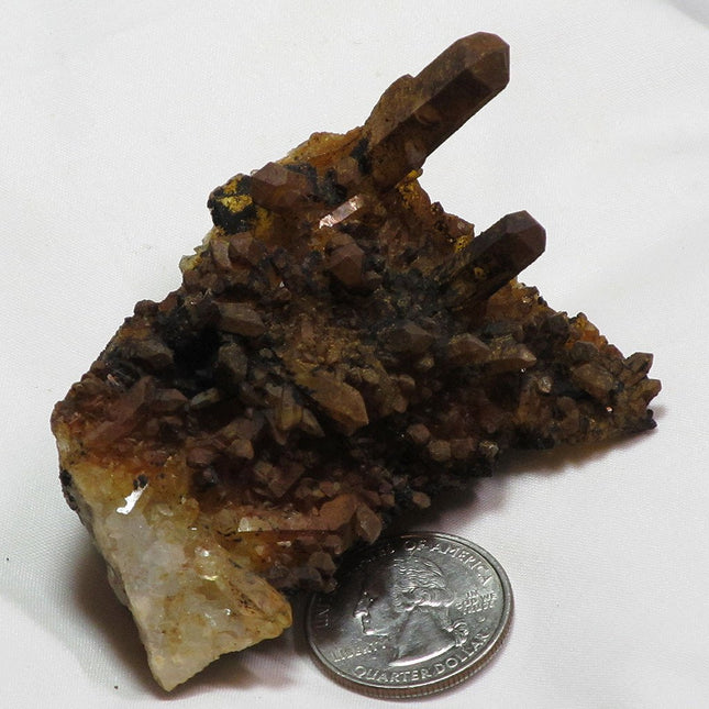 Uncleaned Arkansas Quartz Crystal Cluster