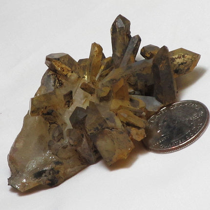 Un-cleaned Arkansas Quartz Crystal Cluster