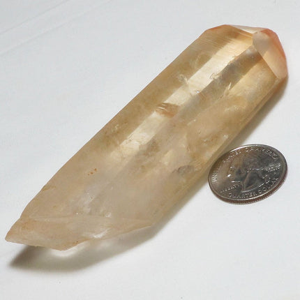 Tangerine Quartz Crystal Point | Blue Moon Crystals