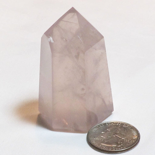Polished Rose Quartz Point | Blue Moon Crystals & Jewelry