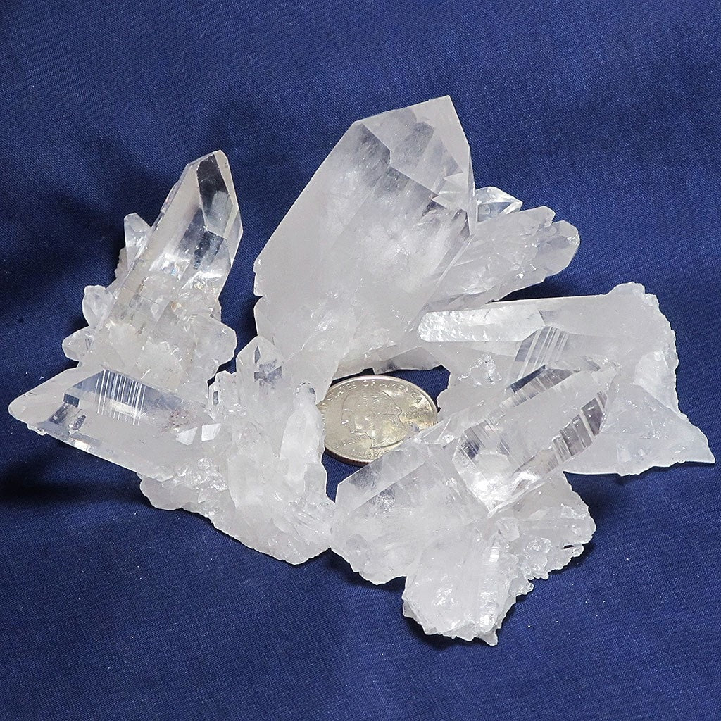 5 Arkansas Quartz Crystal Clusters