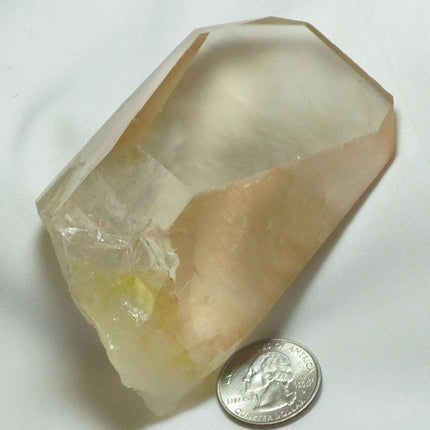 Orange Lemurian Seed Quartz Crystal Point w/Chisel Termination