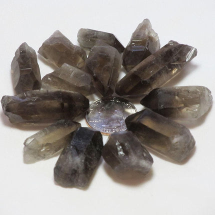 1/4 Lb. Smoky Quartz Crystal Points