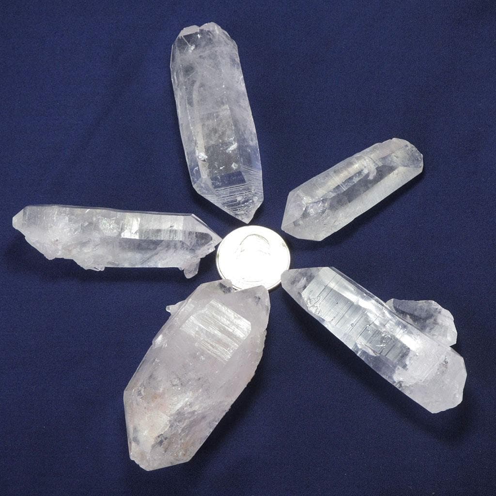 5 B Grade Arkansas Quartz Crystal Double Terminated/ET Points