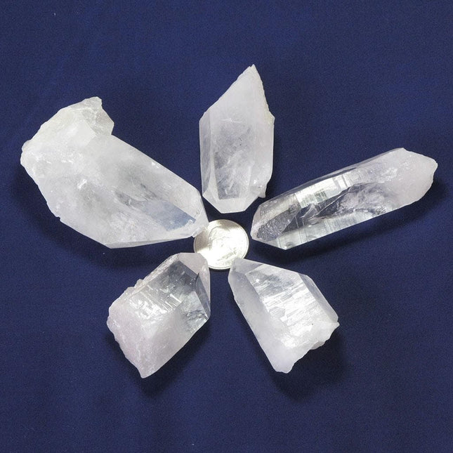 1 Lb. of Arkansas B Grade Quartz Crystal Points