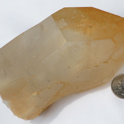 Large Tangerine Quartz Crystal Point