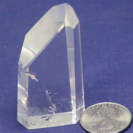 Polished Quartz Crystal Point with Time-Link Activation