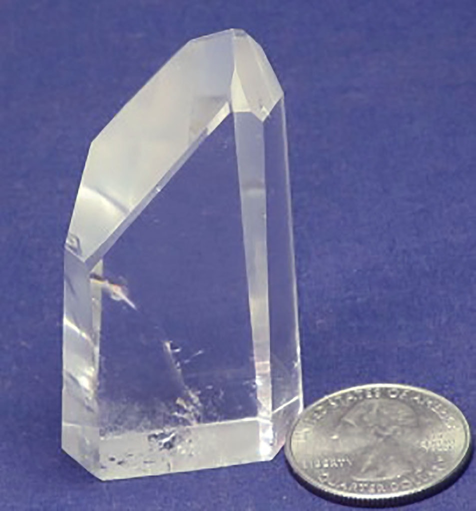 Polished Quartz Crystal Point with Time-Link Activation