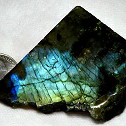 1 Side Polished Labradorite Slab