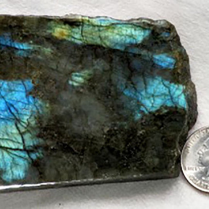 1 Side Polished Labradorite Slab