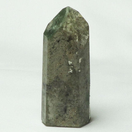 Polished Lodolite Quartz Crystal Point
