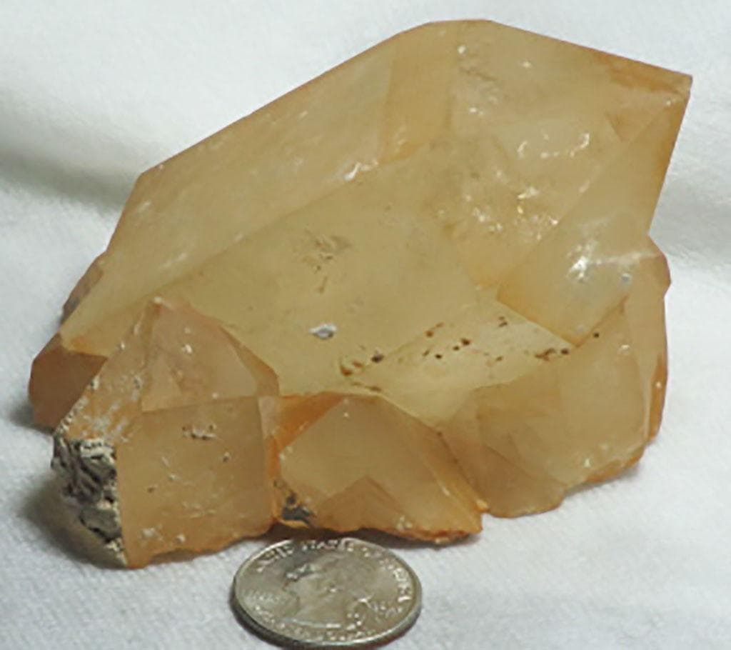 Tangerine Quartz Crystal Cluster with Time-Link Activations