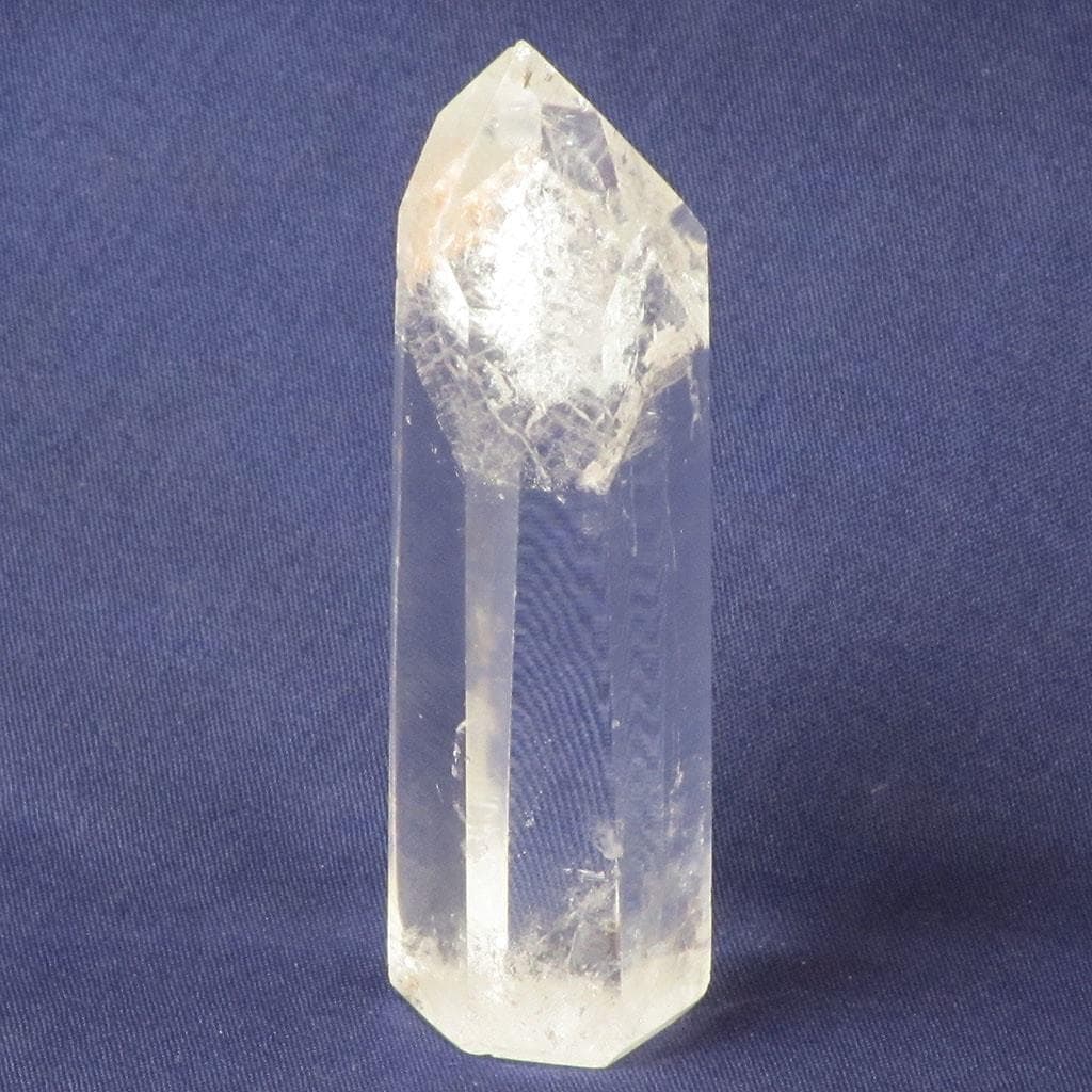Polished Quartz Crystal Point with Phantom