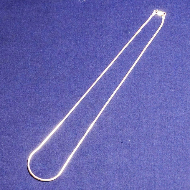 18" Thick Sterling Silver Round Magic Chain | Blue Moon Crystals